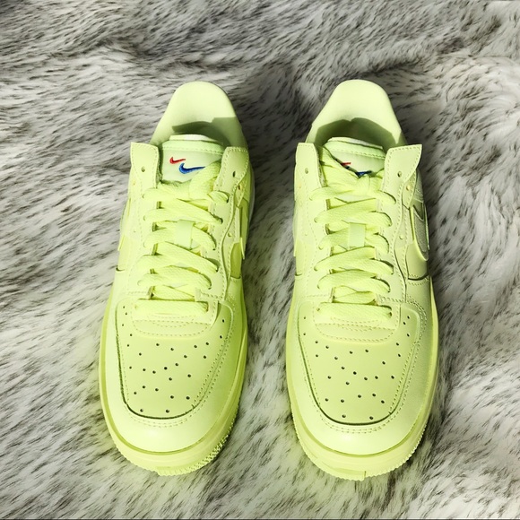 Nike Air Force 1 AF1 Fontanka Yellow Strike/LT Lemon - Picture 5 of 12